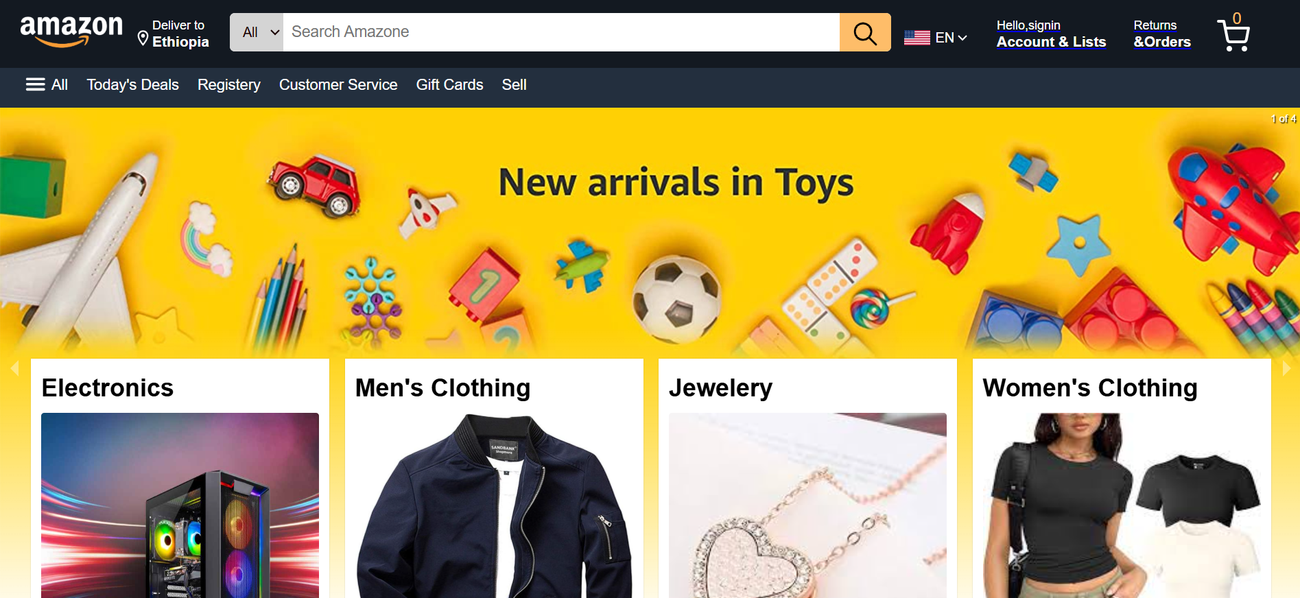 Amazon Clone Project